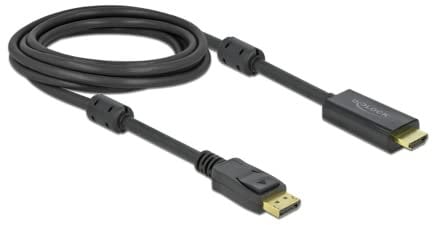 Delock Aktives DisplayPort 1.2 zu HDMI Kabel 4K 60 Hz 3 m