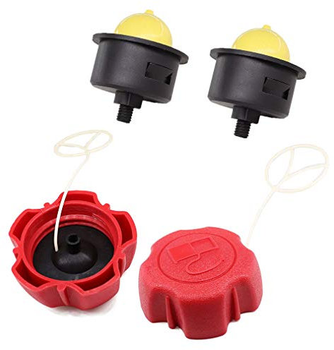 AISEN 2x Tankdeckel & Benzinpumpe Primer Pumpe für Fuxtec FX-RM 1630, 1855, 1860, 2055, 2060, 2060PRO Rasenmäher