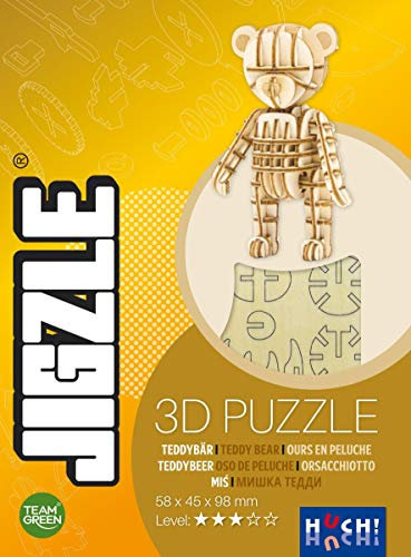 HUCH! JIGZLE - Teddybär 3D-Puzzle