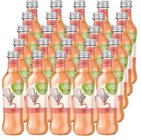 ViO Schorle Rhabarber 25 Flaschen je 0,3l inc. MEHRWEG Pfand