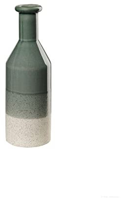 ASA Selection Botella Vase Mittelgrün, Blumenvase, Dekovase, Steinzeug, H 25.3 cm, 82013168
