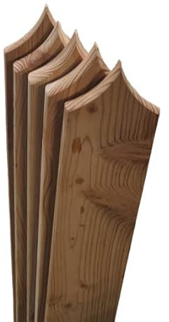 Zaunlatten 120x9x2 20szt Sibirische Lärche Form D