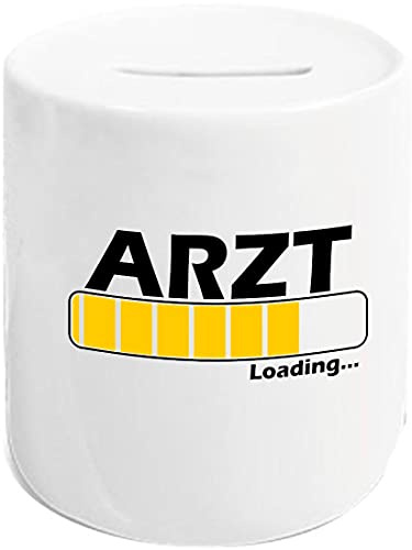 ShirtInStyle Spardose Sparschwein, Loading Arzt, Beruf, Abschluss, Anerkennung