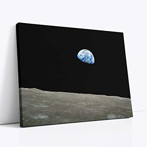 Spiffing Prints NASA Apollo 8. Dezember 24 Earthrise Leinwandbild, 20,3 x 30,5 cm