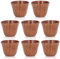 8pcs tasses à thé japonaises, tasse à café en bois tasse tasses à thé en bois tasses en bois pour boire 75 ml bois naturel isolation thermique tasse à thé en bois