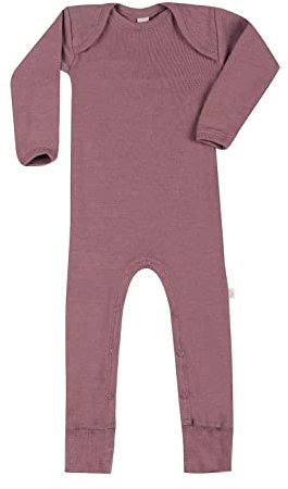 Dilling Einteiler aus natürlicher Merinowolle für Babys Fuchsia 80