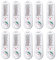 Lot de 10 thermomètres muraux hygromètre pour élevage, serre, lecteur de température domestique