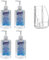 Purell Advanced Hygienisches Händedesinfektionsmittel 4 X 300Ml Pumpflasche Mit Wandhalterung
