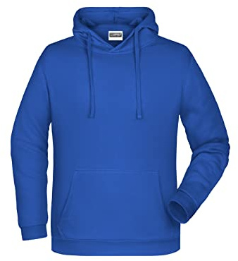 James & Nicholson Herren Basic Kapuzensweat - Klassischer Hoody mit Kängurutasche