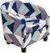 Sesselhusse Sesselbezug 2-teiliger Sesselschoner Sesselüberwurf Jacquard Elastisch Stretch Sofahusse Husse für Clubsessel Loungesessel Cocktailsessel mit Kissenbezug für Tullsta ( Color : #38 )