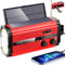 Radio di emergenza con 2 pannelli solari grandi, manovella solare, radio AM/FM/WB NOAA, torcia da 3 W e lampada da lettura, allarme SOS, radio di sopravvivenza a batteria da 5000 mAh, per emergenze