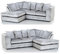 Crushed Velvet Sofa Corner Suite (LEFT HAND CORNER)
