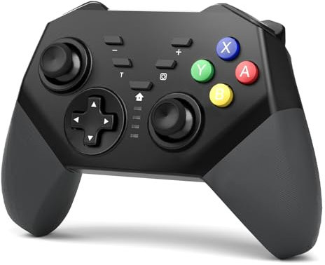LATEC Manette pour Switch, Manette sans Fil Compatible avec Switch Lite/OLED avec Fonction Turbo/Gyro Axis/Screenshot/Double Vibration