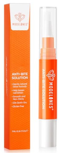 Modelones Nagellack Gegen Nägelkauen Stift- 7ml, Durchsichtiger und Bitter Schmeckender Nagellack, Nagel Kau-Stop Anti Nägelkauen, Fingernägel Kauen Stoppen für Kinder ab 3 & Erwachsene