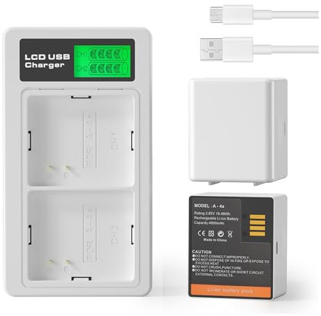 Topwowe 2 Pack A-4a Replacement Batteries 4800mAh Compatible with Arlo Pro 5S 2K, Pro 4, Pro 3, Ultra 2 and Ultra Cameras VMA5400 VMC4040P