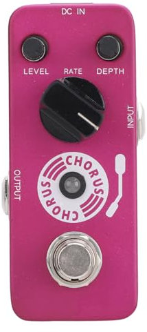 Analoges Chorus-Pedal True Bypass, Warmes, Klares Chorus-Effektpedal für E-Gitarren-Bass, Flexible Knopfanpassung