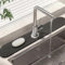 LeKuni Tappetino Lavandino Cucina, Paraspruzzi Lavello Cucina per Lavello in Pietra Diatomite, Accessori Lavello per Rubinetti per Il Bancone del Bagno [Grigio, 60x10cm]