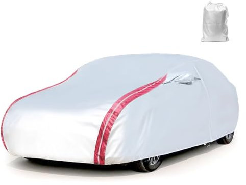 Autoplane Wasserdicht Atmungsaktiv für Audi A4 Cabriolet (2004-2008), Vollgarage Autoabdeckung Für Regen Sonne Staub Schutz Auto Abdeckplane Abdeckung