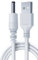 myfole USB Charger Cable for Ring Stick Up Cam, 3 FT, 3.5mm DC, White