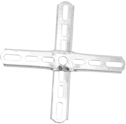 HOLIDYOYO Support De Montage Métal Pour Plafonnier Plaque à Croisillon Avec Vis Pour Lustres Et Ventilateurs De Plafond Installation Élégante Et Sécurisée
