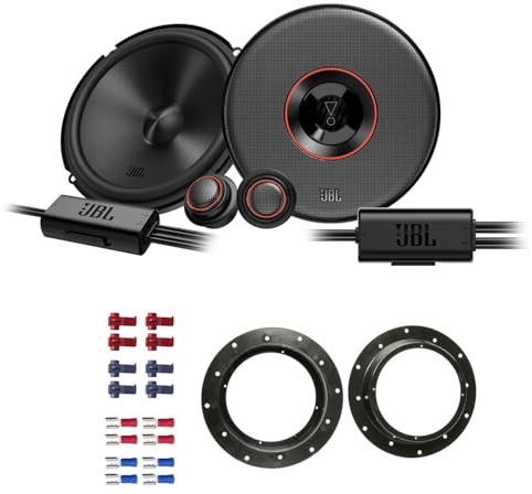JBL Club 64C Lautsprecher mit Einbauset passend für VW Volkswagen T6 Transporter ab 2015 Türen vorne 420 Watt 165mm 2 Wege Kompo