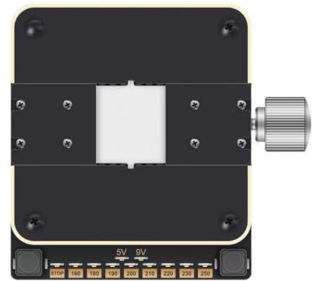 Plateforme miniature portable de rééducation de soudure de plaque chauffante adaptée pour le chauffage de puce de téléphone IC et le retrait d'adhésif