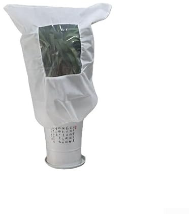 BlesConi Housse de protection contre le gel pour plantes, tissu non tissé isolé avec fenêtre transparente, 300 x 300 cm (100 x 100 cm)