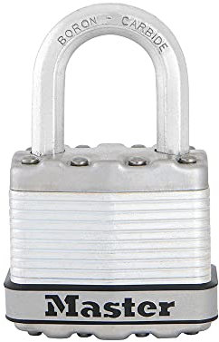Master Lock M1XD Magnum Robustes Vorhängeschloss mit Schlüssel, 1 Stück, Stahl
