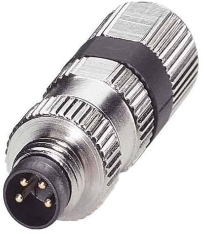 PHOENIX CONTACT SACC-M 8MS-4PCON Steckverbinder, 4 Polig, M8 Stecker Gerade, 3mm-5mm Kabelaußendurchmesser
