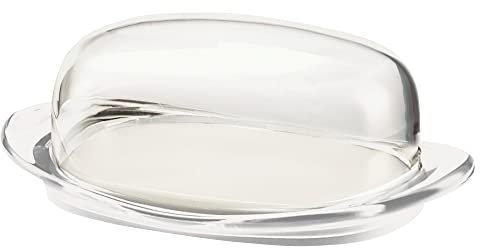 Guzzini Butterdose bruchsicher Transparent – Aufbewahrung im Kühlschrank