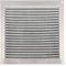 Amig - Rejilla Cuadrada de Aluminio con Mosquitera - Rejillas de Ventilación para Salida de Aire - Ideal para Techo de Cocina y Baño - Medidas 170 X 170 MM - Color Plateado