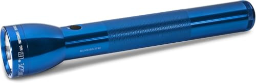 MagLite Battery-Powered LED Flashlight – ML300L 3-Cell D Flashlight with Adjustable Focus, Precise Beam, Long Battery Life, Water-Resistant for Emergency, Outdoor, and Camping