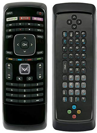 New XRT303 QWERTY Keyboard Smart 3D Internet TV Remote Control fit for Almost All VIZIO 3D TV M3D650SV M3D550SL M3D470KD M3D550KD E3D320VX E3D420VX E3D470VX E472VLE E552VLE XVT554SV M3D460SR E3D320VX