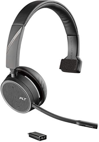 Plantronics Voyager 4220 UC - Auriculares estéreo Bluetooth (versión monaural (con USB-A), Color Negro