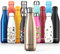 Proworks Performance Stainless Steel Sports Water Bottle | Double Insulated Vacuum Flask for 12 Hours Hot & 24 Hours Cold Drinks - Great for Home, Work, Gym & Travel - 350ml - BPA Free - Gold