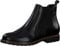 Tamaris Chelsea Boots für Damen, Stiefeletten für Damen, Schwarzes Leder 1 25056 25 003, 38 EU