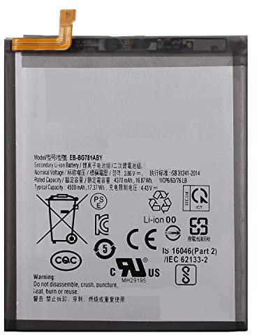Backupower Ersatz EB-BG781ABY Akku Kompatibel mit Samsung Galaxy Galaxy A52 (A525F) Galaxy A52 5G (A526B),Galaxy S20 FE G780F 5G G781F 4500mAh