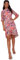 Chi Chi London Damen Rosa Midikleid mit Rüschen und Blumenmuster Cocktailkleid, Rose, 38