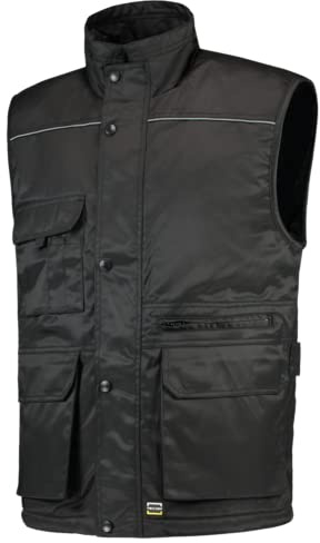 Tricorp 402001 Workwear Industrie Funktionsweste, 70% Polyester/30% Baumwolle, 250g/m², Flaschengrün, Größe 4XL