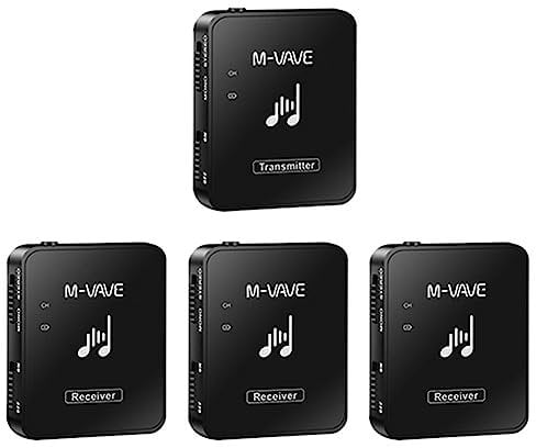 for FACULX Wireless in-Ear Monitor 2.4G Stereo Studio Equipment Transmitter Beltpack Receiver Automatic Pairing, for Studio, Band Rehearsal, Live Performance