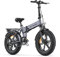 ENGWE Folding Electric Bike for Adults, 20×4.0 All Terrain Fat Tires Mountain Beach Electric Bicycles 7 Speed Gear E-Bike with Removable Lithium Battery 48V 13AH (Grey)