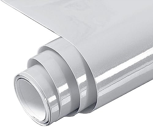 MOCNT Autoadhesiva Película de Muebles 60cm x 5m Vinilo Adhesivo Muebles Impermeable Papel Adhesivo Muebles Cocina Decorativas Pegatinas Pared Armario Papel Pintado Gris