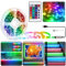LXLQZXW LED Strip Lights for TV, 5M/16.4ft LED Lights Strip for 32-85in TV LED Backlight, USB Powered Color Changing Lights,5050 RGB LED Lights Strip for TV Backlight Gaming Room Bedroom Decoration