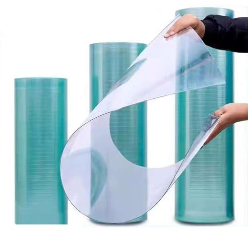 Láminas de Plástico de Policarbonato Placas Impermeable,Recortables Planchas Transparentes Tejados,Panel Reemplazo para Techos Patio Aire Libre,Fácil de Doblar y Cortar (1.2x3m)