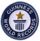 Guinness World Records Aufnäher / Emblem, klein