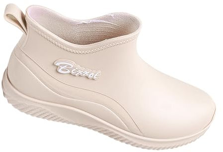 Scarpe da pioggia indossabili da uomo e da donna, in gomma, con suola a metà polpaccio, antiscivolo, per chef, wok, da uomo, A, 39 1/3 EU