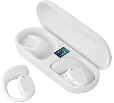 JCAKES wireless earbuds JS270 Bluetooth Headphones Tws Earphones Mini Heaset With Charging Case Waterproof Earbuds ear buds(White)