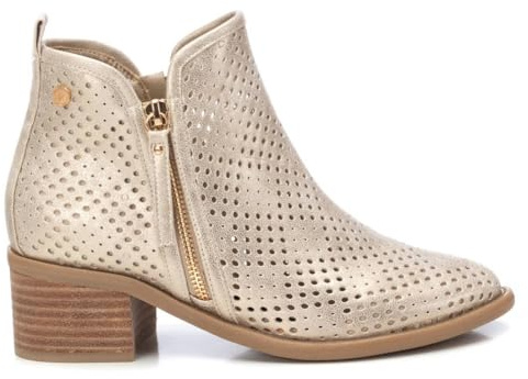 XTI - Bottines Femme Or - Chaussures confortables et polyvalentes - Mode décontractée - Modèle 14396101 (Taille41)