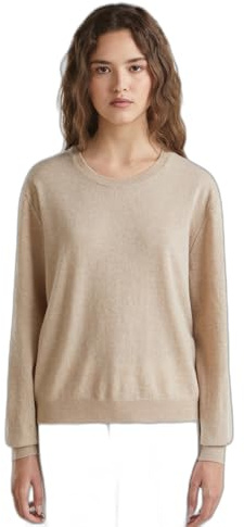 United Colors of Benetton Shirt G/C M/L, beige, XL
