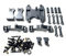 RWEQUTES Metall Balance Chassis Board Wippe Kit for WPL B16 B36 1/16 RC Auto Upgrade Teile Modifiziertes Zubehör(Dark Grey)